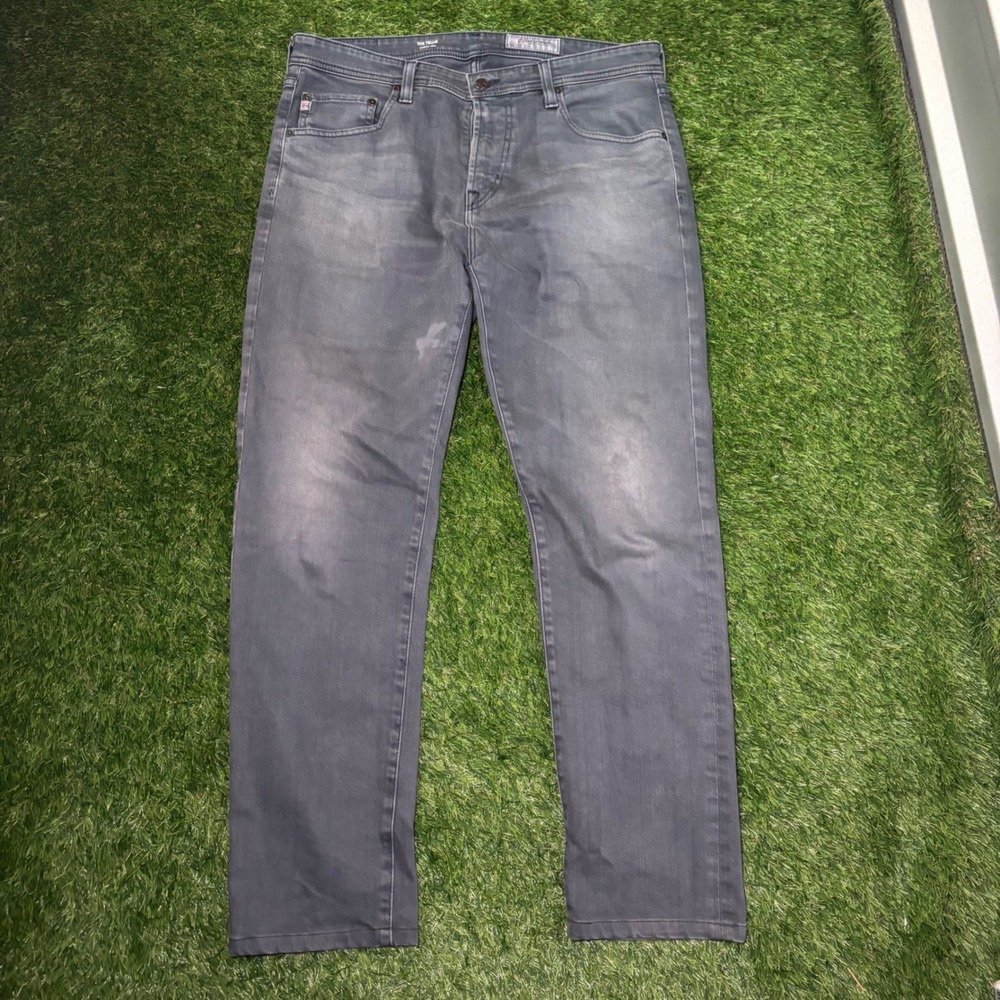 AG Adriano Goldschmied The Tellis Modern Slim Grey Jeans 34 BM8384